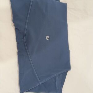 Lululemon Iron Blue biker shorts